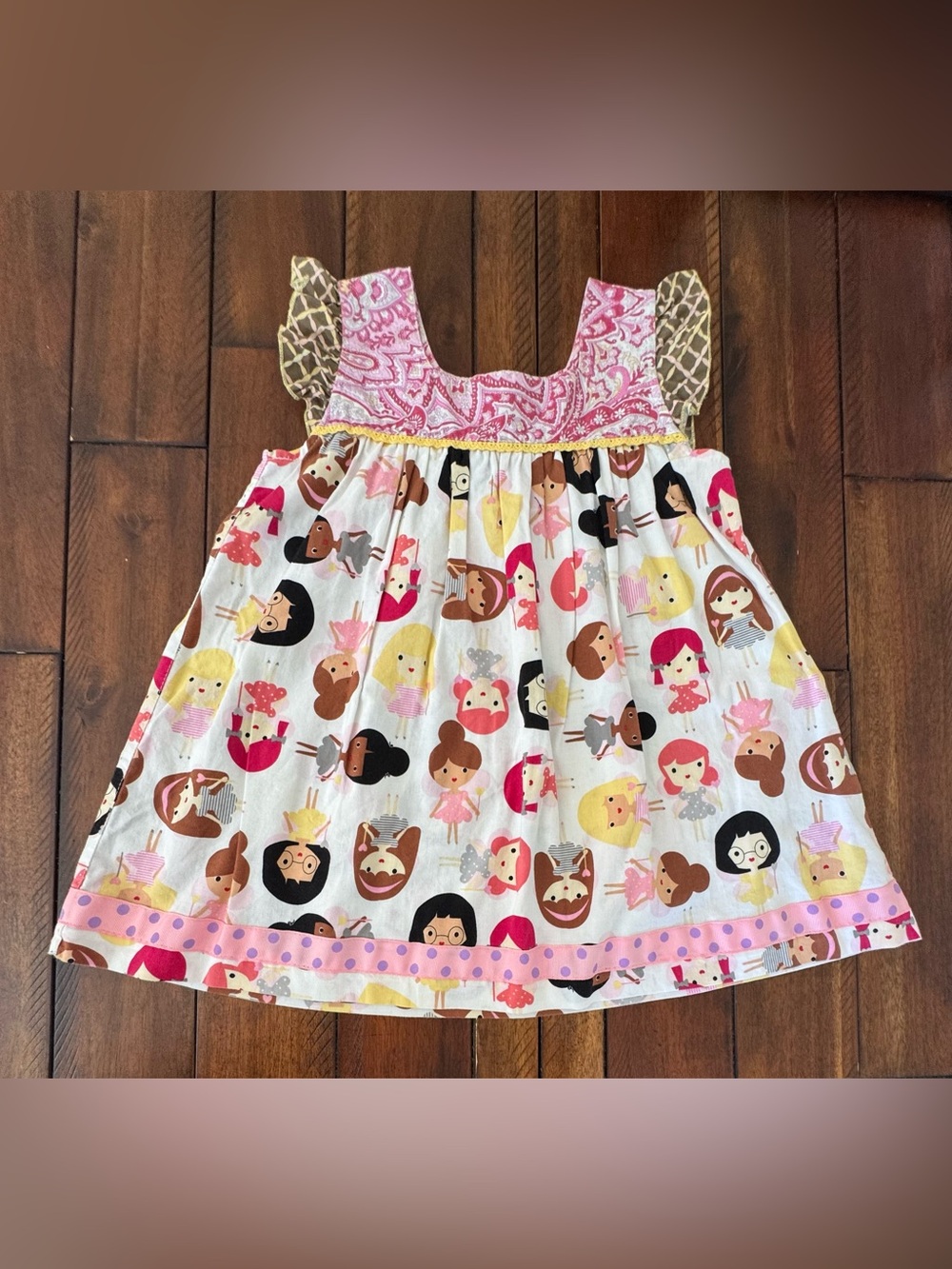 Matilda Jane Platinum Tink Shabby Top size 6